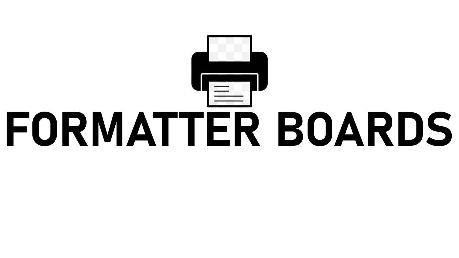Formatter boards