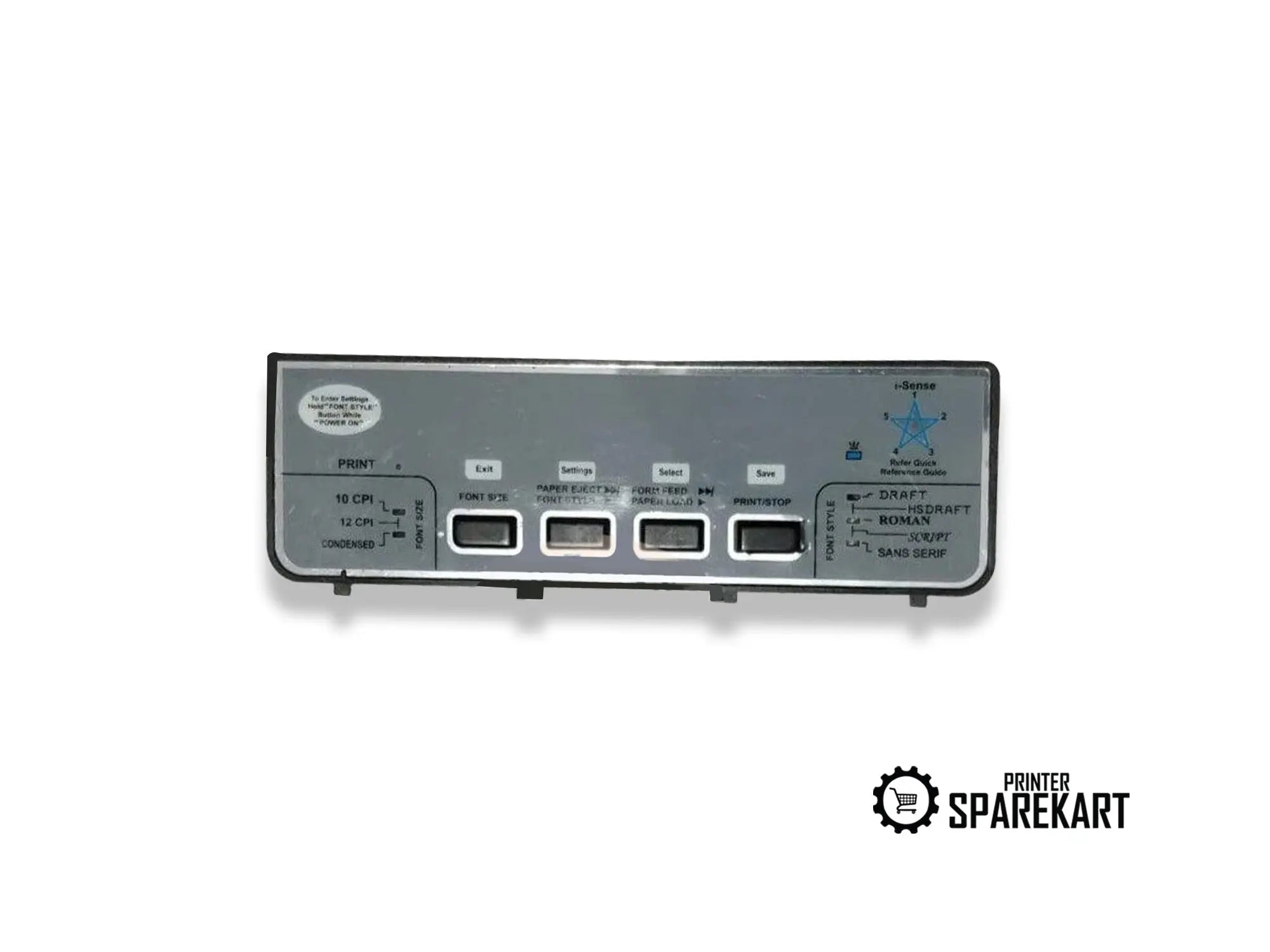 Control Panel / Display Panel For TVS MSP 240 Star / 250 Star / 270 Star RC Original - Printersparekart